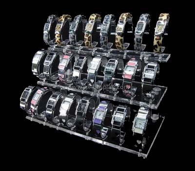 Acrylic watch display stand with 3 tiers 24 stands JD-044