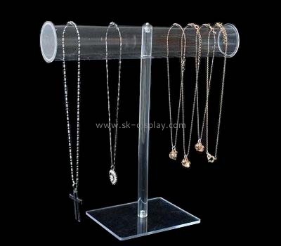 Transparent acrylic display stand for bracelet and necklace JD-048