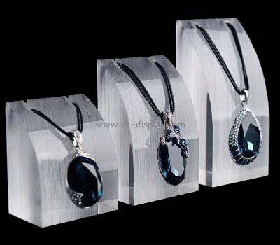 Polishing acrylic jewellery display stand for necklace JD-050