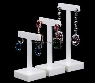 Custom acrylic block earring display stand jewelry stand JD-077