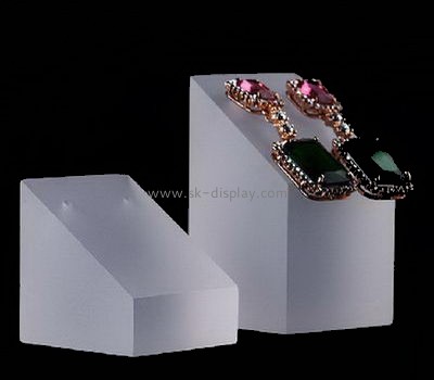 Wholesale acrylic resin block earring stand acrylic jewelry display JD-084