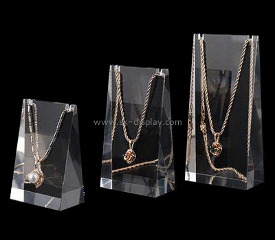 Hot selling acrylic jewellery display stands necklace holder stand retail display stands JD-102