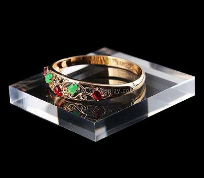 Acrylic factory customize plexiglass ring display block lucite jewellery display block JD-133