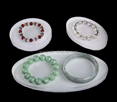 Plexiglass factory customize acrylic bracelet display blocks lucite bangle display blocks JD-134