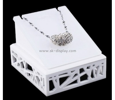 Plexiglass supplier customize acrylic necklace display block perspex jewelry display block JD-136