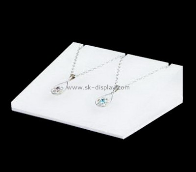 Plexiglass manufacturer customize acrylic necklace display block perspex jewellery display block JD-138