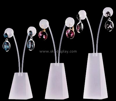 Acrylic factory customize plexiglass earring display stand perspex jewelry display stand JD-141