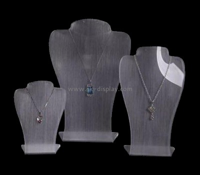 Acrylic supplier customize perspex necklace display stands JD-146