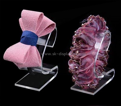 Acrylic factory customize luicte hair band display holder JD-155