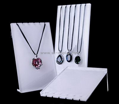 Plexiglass manufacturer customize acrylic jewellery necklace display holders JD-156