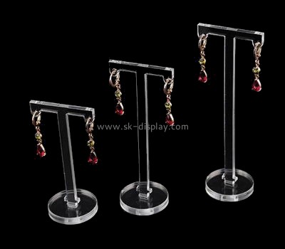 Acrylic supplier customize plexiglass jewelry earring display stands JD-162