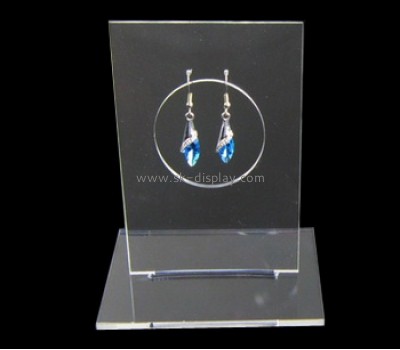 Plexiglass supplier customize acrylic jewellery earring display stand JD-165