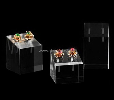 Lucite supplier customize acrylic jewelry earring display block JD-178