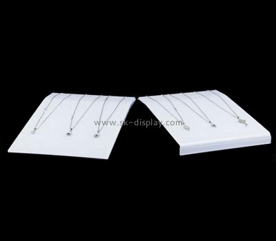 Acrylic manufacturer customize plexiglass jewellery necklace display holders JD-185