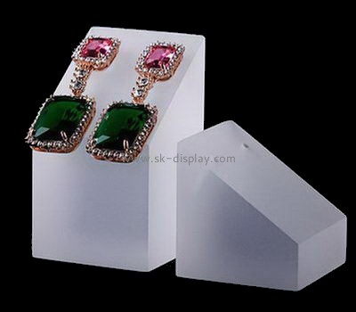 Acrylic manufacturer customize plexiglass jewellery earring display block JD-193