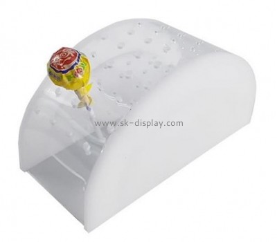 White acrylic display stand holder for lollipop FD-027