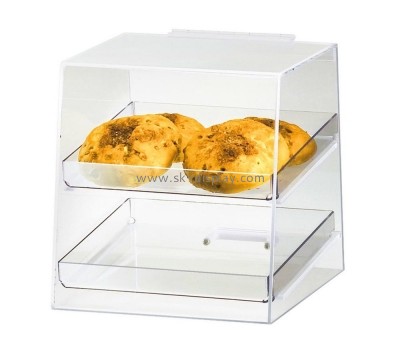 Acrylic food display case for bread or cookies FD-029