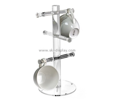 Clear acrylic cup display holder wholesale plexiglass tea cup stand FD-052