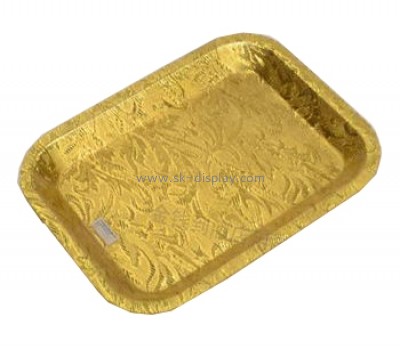 Factory wholesale acrylic food serving tray FD-055