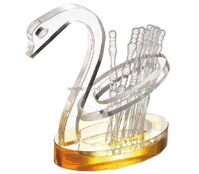 Factory direct sale top quality acrylic toothpick holder organizer FD-056