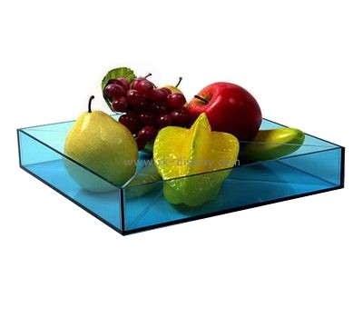 China acrylic factory wholesale food grade acrylic plastic fruit tray FD-064