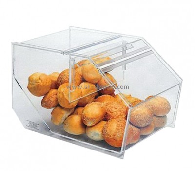 Wholesale acrylic bread box acrylic display box plastic food storage box FD-070