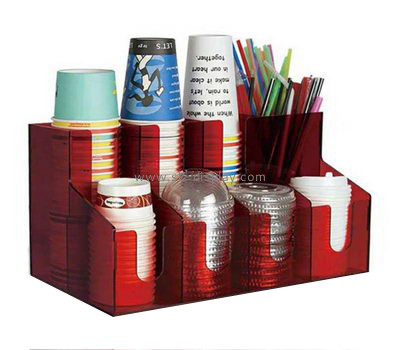 Customize acrylic organizer for coffee shop FD-226