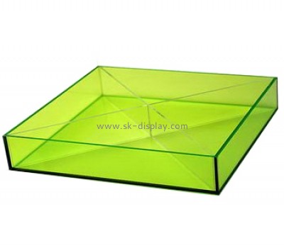 Customize green acrylic fruit serving tray FD-241