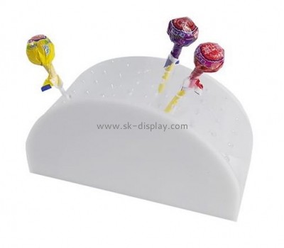 Acrylic supplier customize plexiglass lollipop display riser perspex lollipop holder FD-431