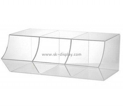 Lucite manufacturer customize acrylic candy showcase plexiglass candy display box FD-411