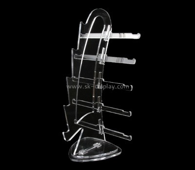 Acrylic glass display shelves with 5 holders GD-024
