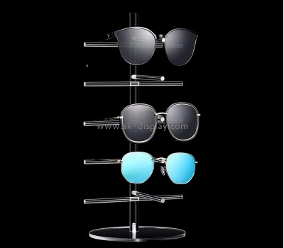 Acrylic glasses display rack with five holders GD-027