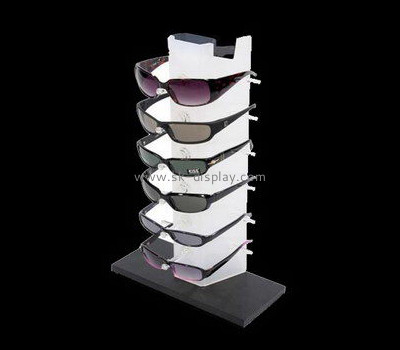 Plexiglass manufacturer custom acrylic sunglasses shelf GD-053