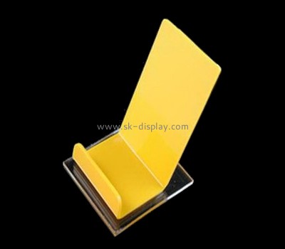 Yellow acrylic cell phone holder display stand PD-025