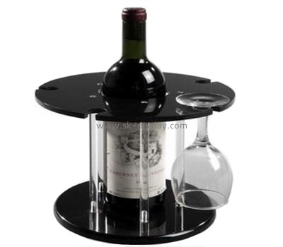 Acrylic wine display stand with five wineglass holder WD-027