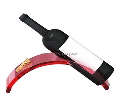 Red acrylic wine bottle display stand WD-030
