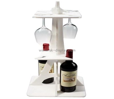 Custom acrylic wine display wine glass holder wine display stand WD-052