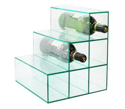 Wholesale acrylic wine display rack wine bottle display rack retail display rack WD-056