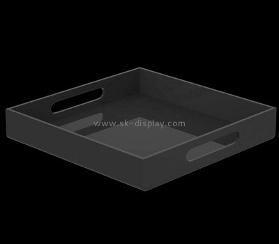 Acrylic manufacturer custom plexiglass serving tray serving coffee breakfast STS-144