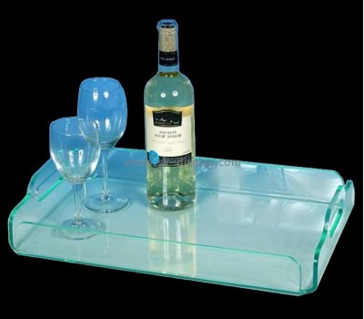Acrylic supplier custom plexiglass bar tray perspex serving tray STS-147