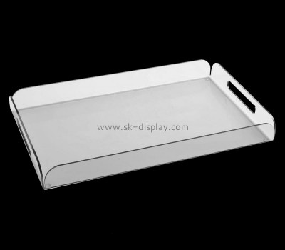 Acrylic manufacturer custom plexiglass serving tray perspex tray STS-150