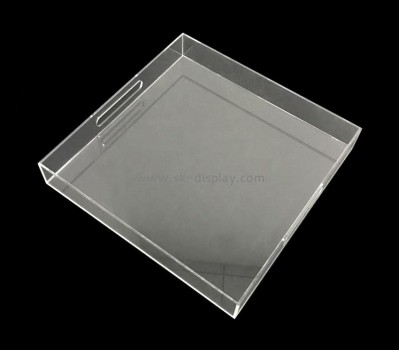 Acrylic manufacturer custom plexiglass serving tray perpsex coffee tray STS-158