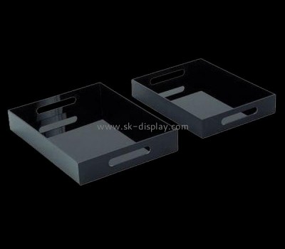 Perspex supplier custom acrylic afternoon tea serving tray plexiglass tray STS-165