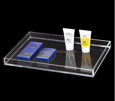 Plexiglass manufacturer custom acrylic hotel supplies organizer tray perspex tray STS-167