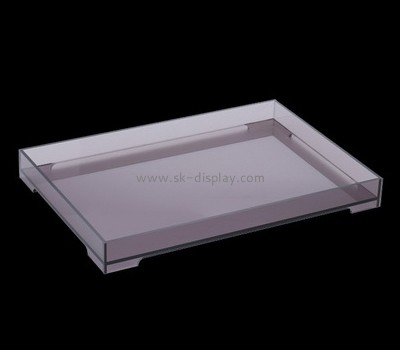 Acrylic factory custom plexiglass hotel supplies organizer tray acrylic organizer tray STS-168