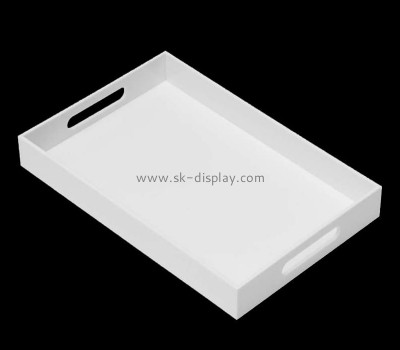Acrylic manufacturer custom plexiglass tea serving tray perspex tray STS-174