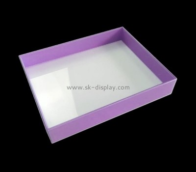 Plexiglass supplier custom acrylic tray perspex organizer tray STS-187