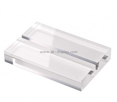 Acrylic supplier custom plexiglass sign holder base lucite sign holder base BD-1093