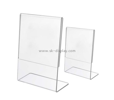 Acrylic factory custom plexiglass sign holder lucite desktop sign BD-1109