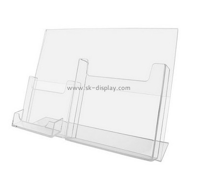 Custom acrylic brochure holder plexiglass pamphlet holder BD-1131